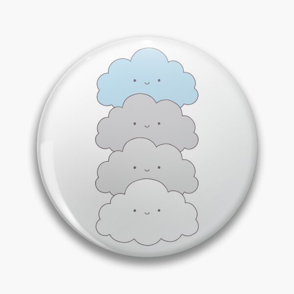 Artikelvorschau, Kawaii-Wolkenstapel – Niedliche, lächelnde Pastellwolken entworfen und verkauft von AliveStyle.