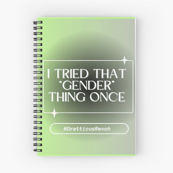 Item preview, Agender: I Tried That Gender Thing Once designed and sold by DratticusRevoh.