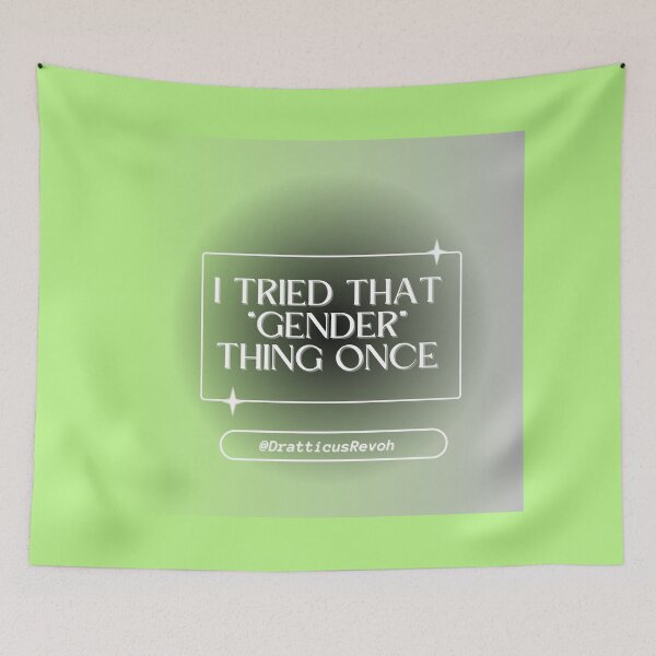 Item preview, Agender: I Tried That Gender Thing Once designed and sold by DratticusRevoh.