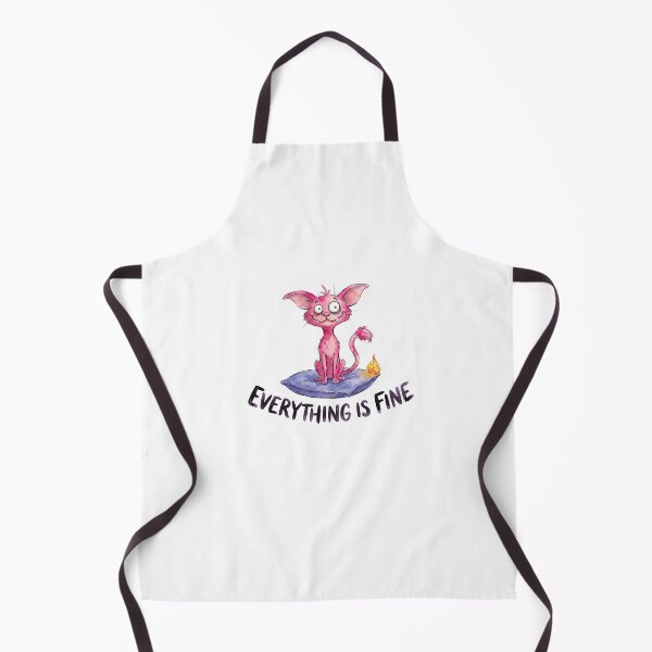 Item preview, Everything is Fine Pink Cat designed and sold by septii.