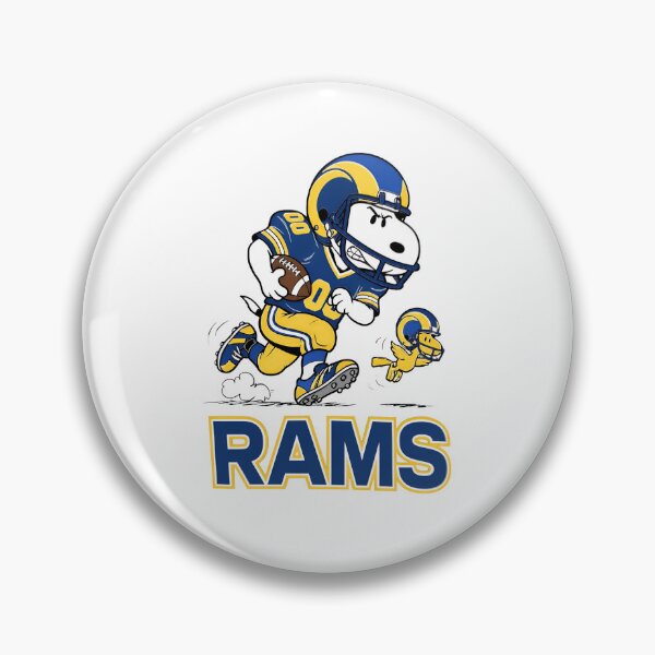 Item preview, Snoopy Rams Football Player Running designed and sold by fizzstocmathepa.