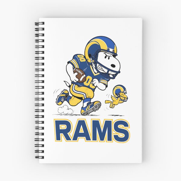 Item preview, Snoopy Rams Football Player Running designed and sold by fizzstocmathepa.