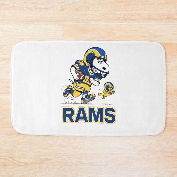Item preview, Snoopy Rams Football Player Running designed and sold by fizzstocmathepa.