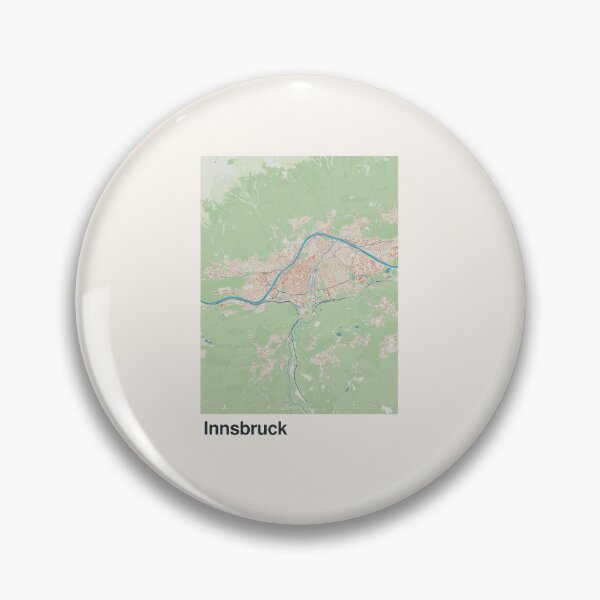 Item preview, Innsbruck Minimalistic Map Art designed and sold by MapsNerd.