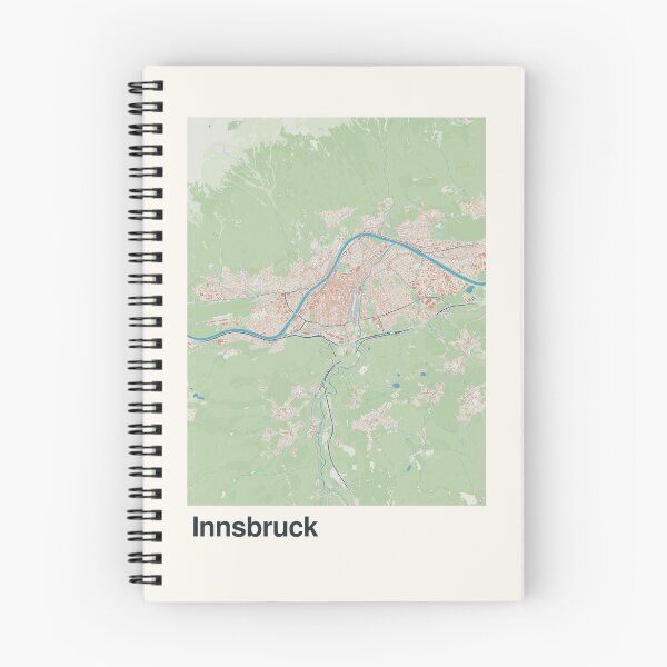 Item preview, Innsbruck Minimalistic Map Art designed and sold by MapsNerd.
