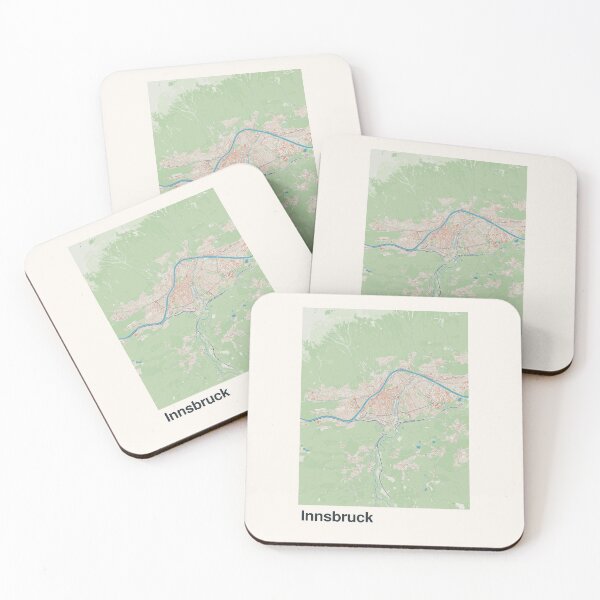 Item preview, Innsbruck Minimalistic Map Art designed and sold by MapsNerd.