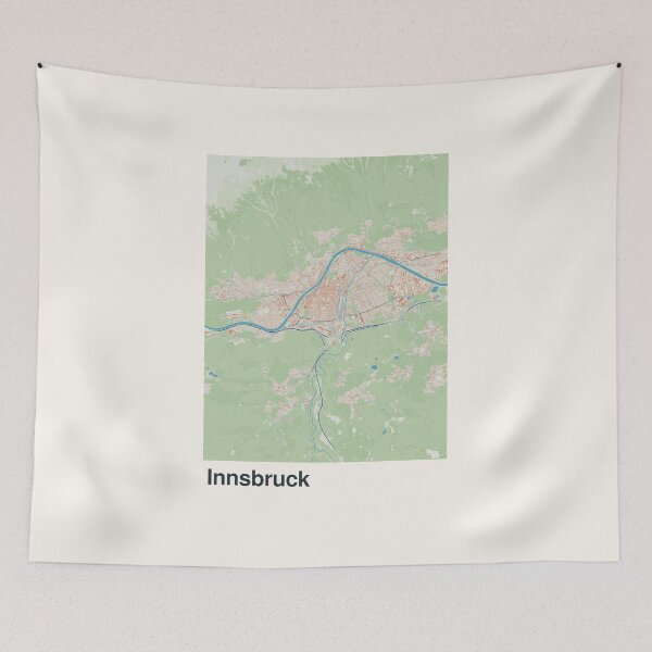 Item preview, Innsbruck Minimalistic Map Art designed and sold by MapsNerd.