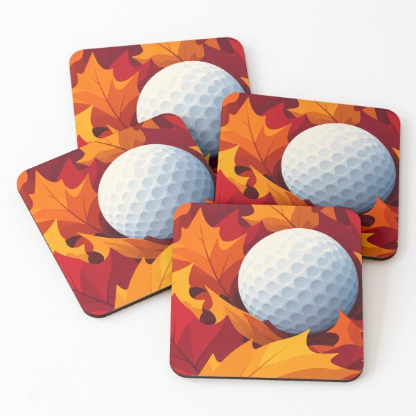 Item preview, Autumn Golf Ball Among Leaves designed and sold by Creative_Canvas.