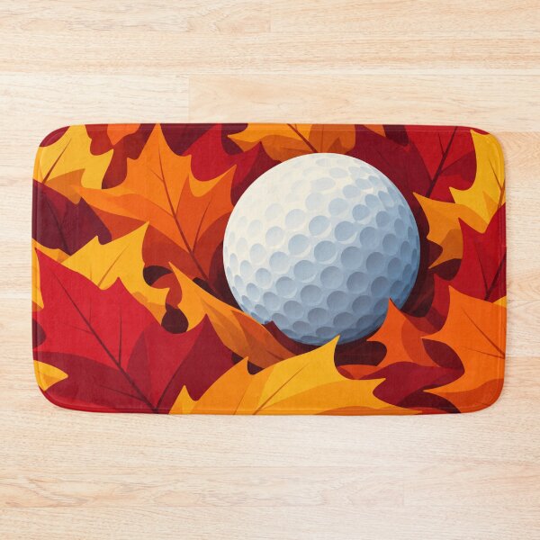 Item preview, Autumn Golf Ball Among Leaves designed and sold by Creative_Canvas.