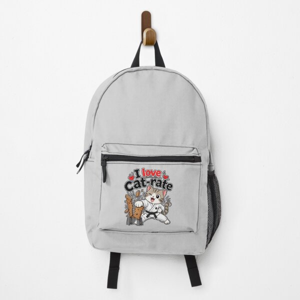 Item preview, I love Cat-rate: Funny karate cat designed and sold by RaulWeirdAndFun.
