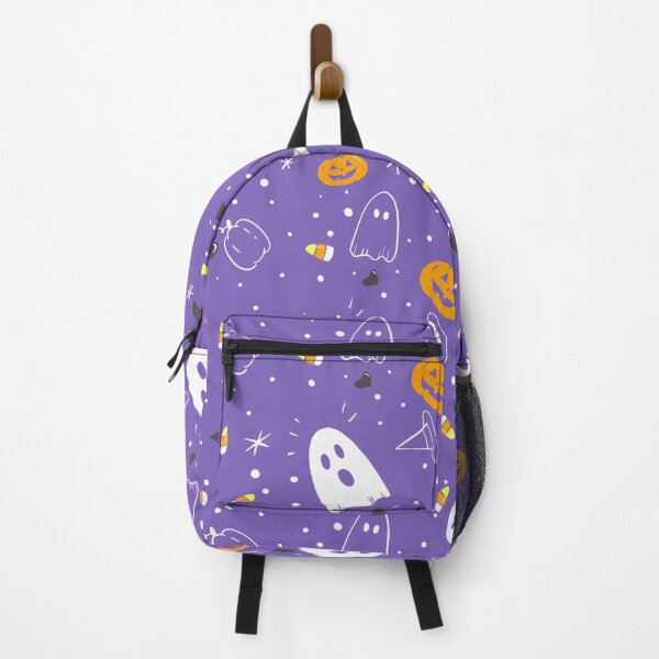 Item preview, Cute Purple Halloween Ghost Pattern designed and sold by Flora-and-Fable.