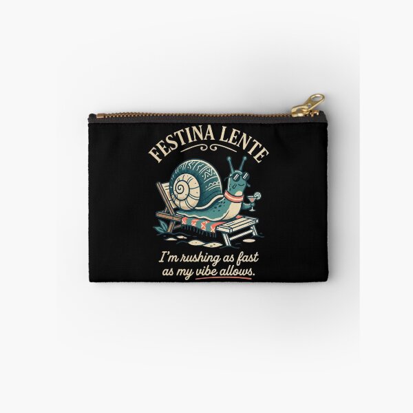 Item preview, Festina Lente Funny Snail Vibe designed and sold by BeaBuzz.