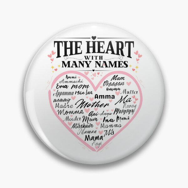 Item preview, Mom- The HEART with Many Faces - Mothers Day - Mama, Mum, Mummy, Ma, Amma, Omma designed and sold by 111Infiniteone.