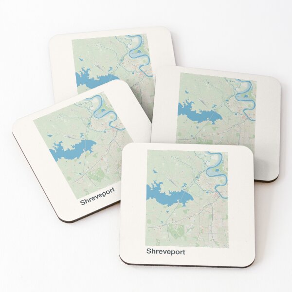 Item preview, Shreveport Minimalistic Map Art designed and sold by MapsNerd.