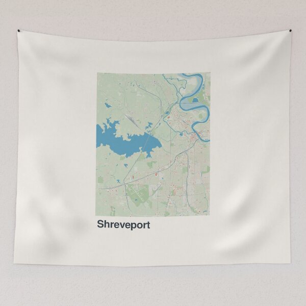 Item preview, Shreveport Minimalistic Map Art designed and sold by MapsNerd.