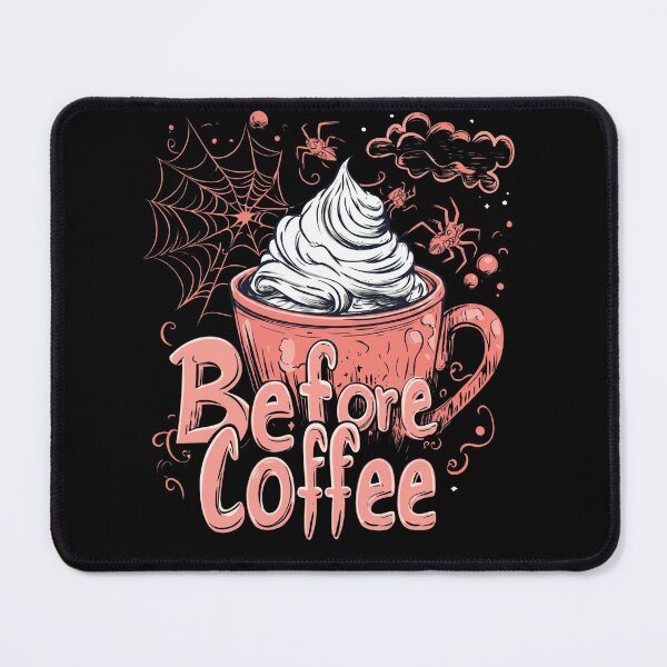 Item preview, Before Coffee | Spooky Pastel Goth Coffee Lover Kawaii designed and sold by designsdetour.