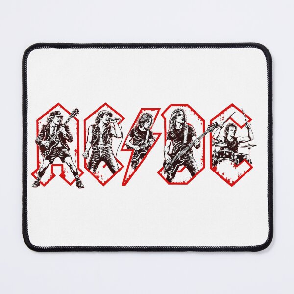 Item preview, AC-DC-Rock Band Members Performance Inside Iconic Red Logo Graphic designed and sold by dartoffofo⭐⭐⭐⭐⭐.