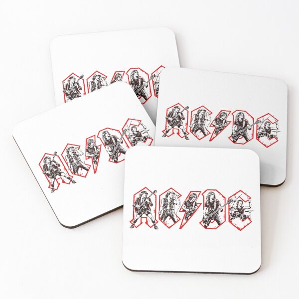Item preview, AC-DC-Rock Band Members Performance Inside Iconic Red Logo Graphic designed and sold by dartoffofo⭐⭐⭐⭐⭐.