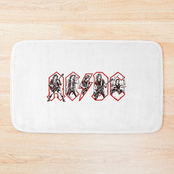 Item preview, AC-DC-Rock Band Members Performance Inside Iconic Red Logo Graphic designed and sold by dartoffofo⭐⭐⭐⭐⭐.