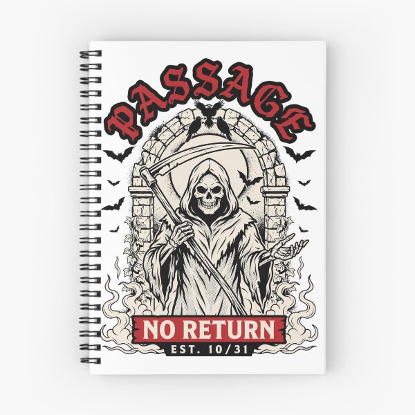 Item preview,  Deathwitch Passage T-Shirt | Grim Reaper Halloween Graphic Tee v6 designed and sold by DarylWelsh2024.