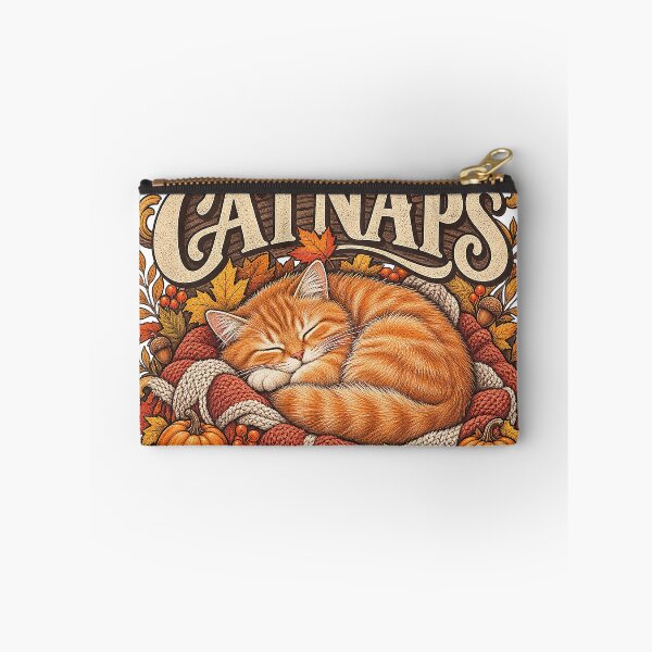 Item preview, Fall Cat – Cozy Autumn Catnaps Sleepy Cat designed and sold by manszoank.