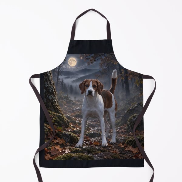 Item preview, Midnight Tracking Coonhound Fine Art Print designed and sold by RescueHeart10.