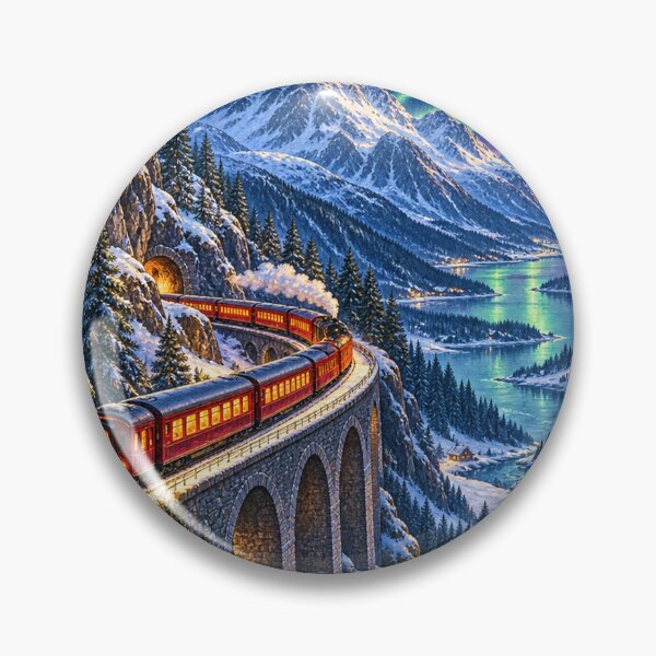 Item preview, Northern Lights Express – Winter Train Adventure designed and sold by CarrotBadminton.