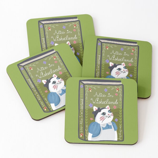 Item preview, Alice in Wonderland Cat Print designed and sold by booksnbobs.