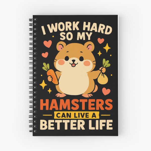 Item preview, I work hard so my hamsters can live a better life designed and sold by Tiny-Love ⭐⭐⭐⭐⭐.
