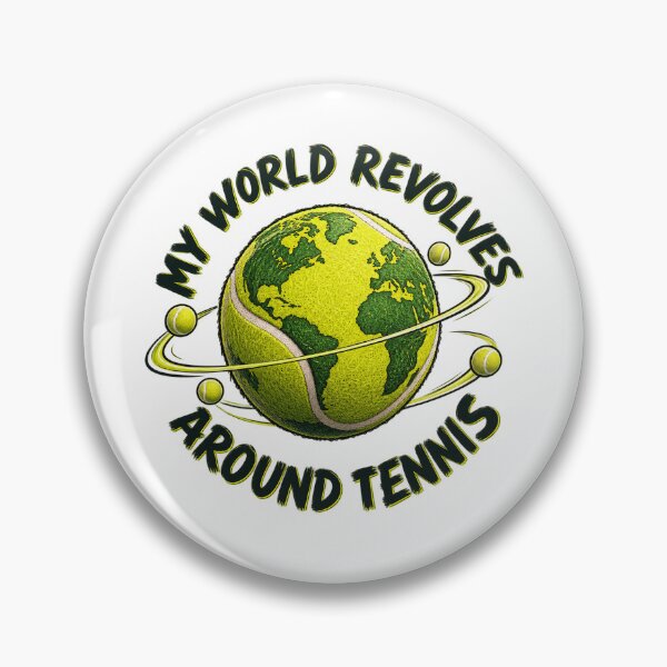 Artikelvorschau, Meine Welt drehte sich um Tennis. entworfen und verkauft von TennisProTeam.