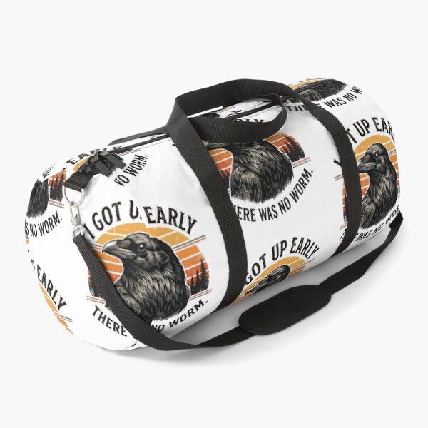 Item preview, I Got Up Early There Was No Worm Raven Humor Early Riser Bird Lover designed and sold by w66aboo.