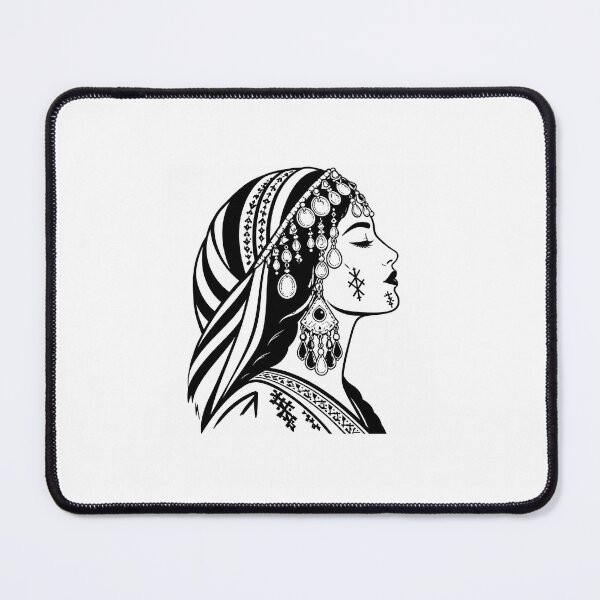 Item preview, Amazigh Lady B&W designed and sold by MED82.