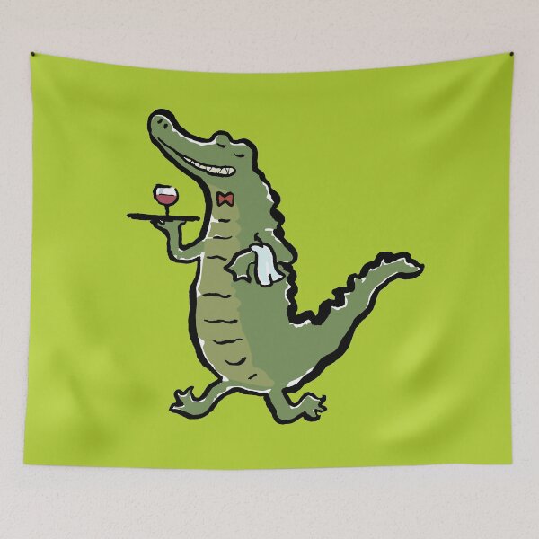 Item preview, the waiter is a gator! designed and sold by greendeer.