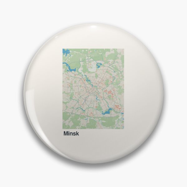 Item preview, Minsk Minimalistic Map Art designed and sold by MapsNerd.