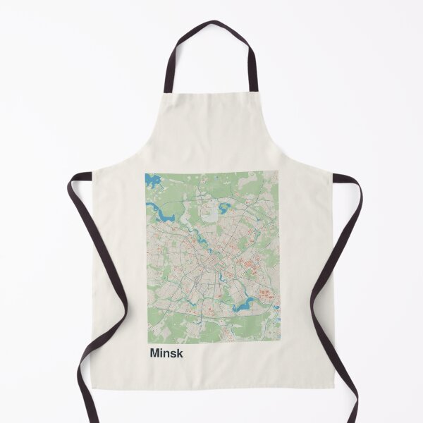 Item preview, Minsk Minimalistic Map Art designed and sold by MapsNerd.