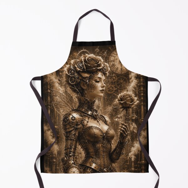 Item preview, Sepia steampunk rose — Victorian mechanical queen designed and sold by Axokris.