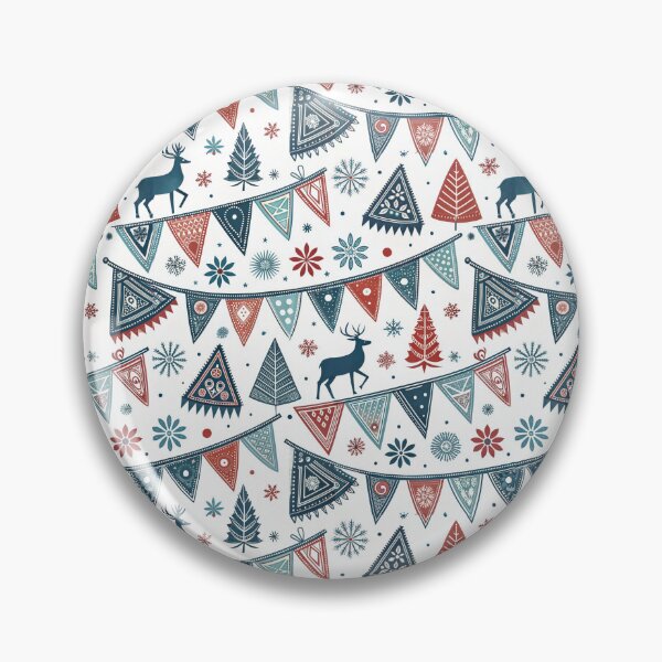 Item preview, Nordic Celebration Banners | Scandinavian Birthday Folk designed and sold by Shuga-Design.