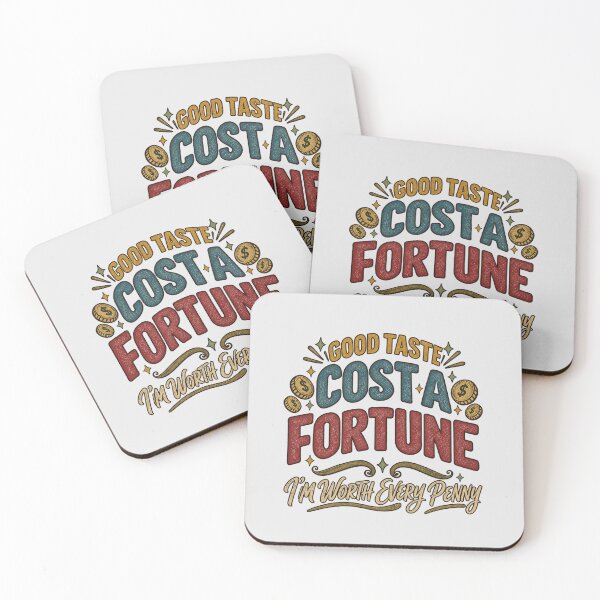 Item preview, Good Taste Costs a Fortune – Worth Every Penny, t-shirt, Bath Mats designed and sold by NinaCreator.