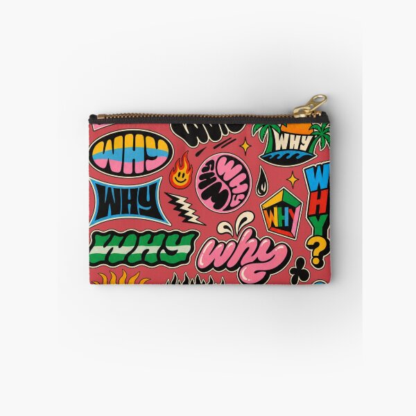 Item preview, "WHY" Typography Sticker Design designed and sold by BurunaMD.