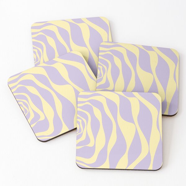Item preview, Ebb and Flow 4 in Lilac and Yellow designed and sold by LAEC-Shop.