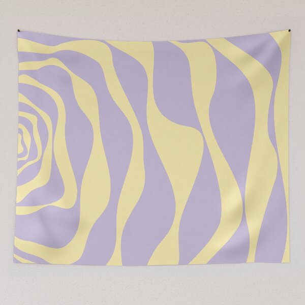 Item preview, Ebb and Flow 4 in Lilac and Yellow designed and sold by LAEC-Shop.