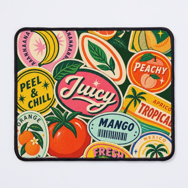 Item preview, Fresh & Fruity Modern Badg designed and sold by BurunaMD.