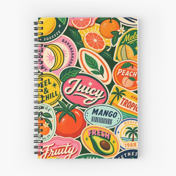 Item preview, Fresh & Fruity Modern Badg designed and sold by BurunaMD.