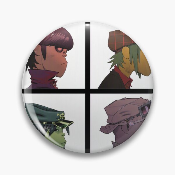 Item preview, Gorillazs Demons Dayss Album Iconic Band Profile  designed and sold by NolanhartArts.