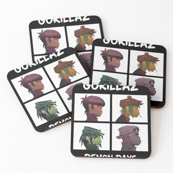 Item preview, Gorillazs Demons Dayss Album Iconic Band Profile  designed and sold by NolanhartArts.