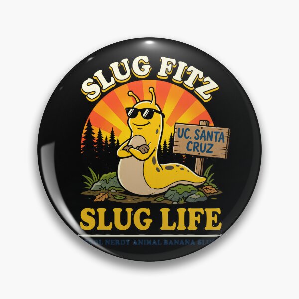 Aperçu de l'œuvre Slug Fitz Slug Life Université de Californie à Santa Cruz Étudiants de Banana Slug créée et vendue par w66aboo.