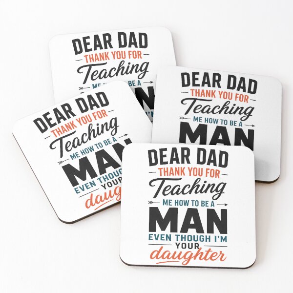 Item preview, Dear Dad Thank You for Teaching Me How to Be A Man designed and sold by Animavera.