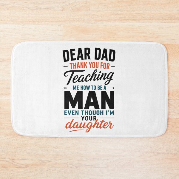Item preview, Dear Dad Thank You for Teaching Me How to Be A Man designed and sold by Animavera.
