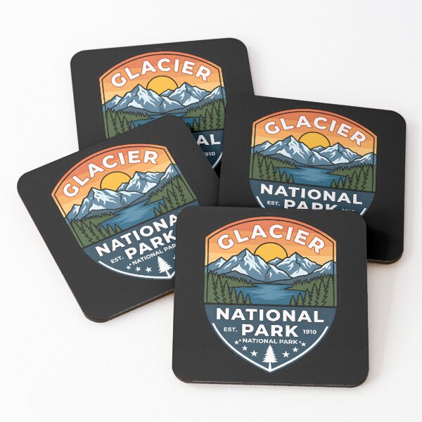 Item preview, Glacier National Park Est. 1910 Montana National Park Travel Outdoors Explorer designed and sold by w66aboo.