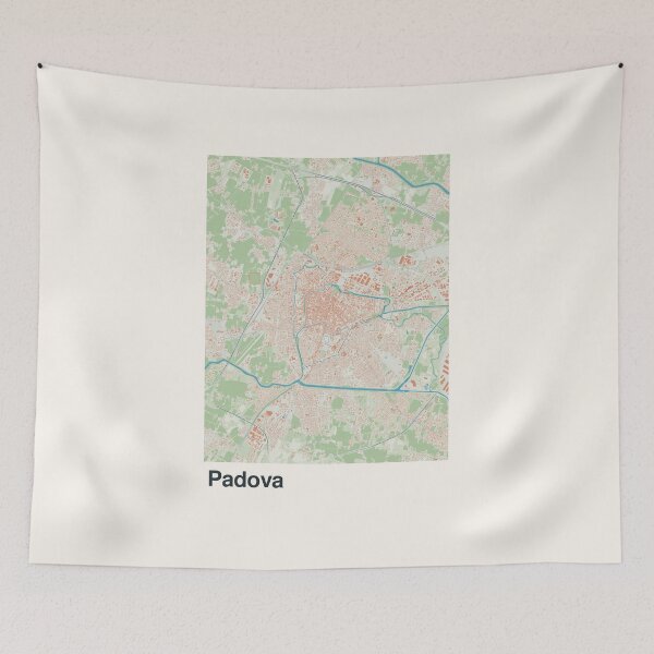 Item preview, Padua Minimalistic Map Art designed and sold by MapsNerd.
